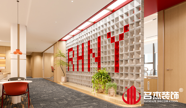 文化連廊裝修設(shè)計效果